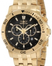 Invicta Men's 6793 Pro Diver Collection Chronograph 18k Gold-Plated Stainless Steel Watch