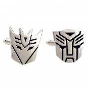 Autobot and Decepticon cuff links Transformer Cufflinks