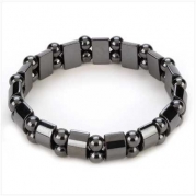 Hematite Black Pearl Bracelet - Style 12269
