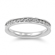 Stainless Steel Eternity Cz Wedding Band Ring 3mm Sz 3-10; Comes With FREE Gift Box (3)