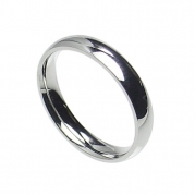 4mm Stainless Steel Comfort Fit Plain Wedding Band Ring Size 4-12; Comes With Free Gift Box (4)