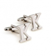 Initial Cufflinks (Alphabet Letter) by Men's Collections (K)