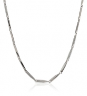 Men's 2mm Link Stainless Steel Chain Necklace, 22