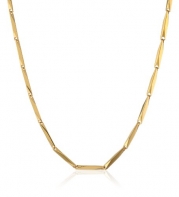 Men's 2mm Link Gold Ion Plated Stainless Steel Chain Necklace, 22
