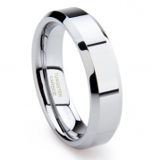 Tungsten Carbide Men's Wedding Band Ring Sz 6.0