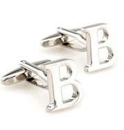 Initial Cufflinks (Alphabet Letter) by Men's Collections (B)