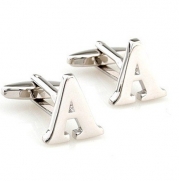 Initial Cufflinks (Alphabet Letter) by Men's Collections (A)