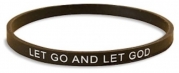 Let Go and Let God Silicone Faith Bracelet