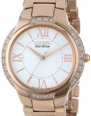 Citizen Women's EM0093-59A Ciena Eco-Drive Rose Gold Tone Watch