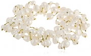 White Freshwater Cultured Pearl Stretch Bracelet, 7