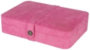 Mele & Co. Maria Plush Pink Jewelry Box