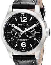 Invicta II Men's 0764 Stainless Steel Watch with Leather Band