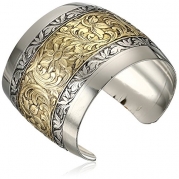1928 Jewelry Prominence Silver-Tone and Gold-Tone Cuff Bracelet, 7