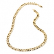 Gold Plated 6mm Cuban Curb Chain Link Necklace Lifetime Warranty 30