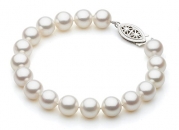 Genuine White Freshwater Cultured Pearl Bracelet