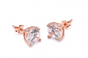 Sterling Silver Gold Plated Stud Earrings