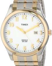 Timex Men's T2N851 Elevated Classics Dress Two-Tone Expansion Band Watch