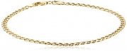 10k Yellow Gold Curb Link Bracelet, 8