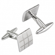 APEX Classic Laser Engraved Cufflinks with Gift Boxed