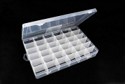 Vktech® 36 Grid Plastic Adjustable Jewelry Organizer Box Storage Container Case 10.62*6.69*1.57