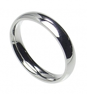 4mm Stainless Steel Comfort Fit Plain Wedding Band Ring Size 4-12; Comes With Free Gift Box (3)