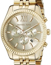 Michael Kors Men's Lexington Gold-Tone Watch MK8281