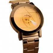 Bessky Women's Unique Geometry Stainless Steel Wrist Watch
