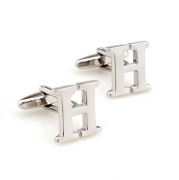 Initial Cufflinks (Alphabet Letter) by Men's Collections (H)