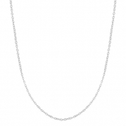 Sterling Silver 1.2mm Round Cable Chain (24 inch)