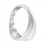 BDRS018-5 925 Sterling Silver Triple Band Thumb Ring