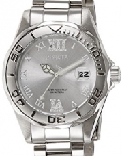 Invicta Women's 12851 Pro Diver Silver Dial Watch with Crystal Accents