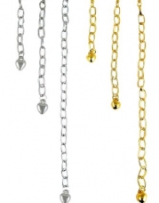 Necklace Bracelet Extender Gold & Silver Tone (6 Pcs) (F210)