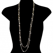 72 Long 6mm Nickel Free Imitation Pearl On Chain Necklace, Ours Alone!, in Imitation Pearl
