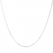 925 Sterling Silver 1MM Box Chain - Nickel Free Italian Crafted Necklace for Women 100% Moneyback Guarantee - Excellent Quality Thin Lightweight but Strong - Best on Amazon - Spring Ring Clasp Size 16 inch