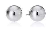 Sterling Silver 8mm Polished Ball Studs