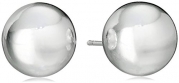 Sterling Silver 12mm Polished Ball Studs