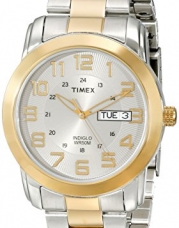 Timex Men's T2N439 Elevated Classics Casual Stainless Steel Watch With Two-Tone Bracelet