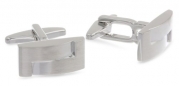Kenneth Cole REACTION Men's Cufflinks, Silver, One Size
