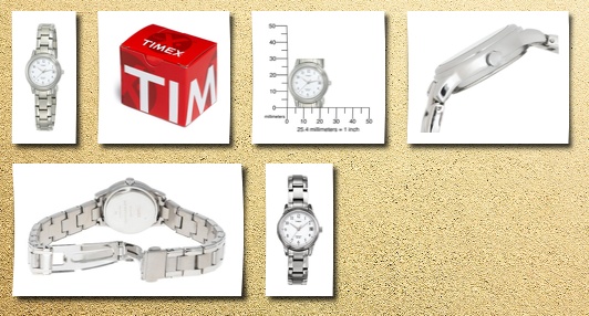 Timex women's t29271 elevated classics dress sport chic silver-tone bracelet watch