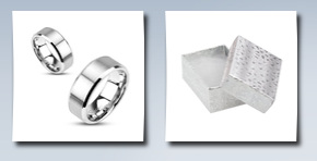Jinique 316l stainless steel brushed center flat band ring beveled edge ring 6mm size 5-8 8mm size 9-14; comes with free gift box (7)
