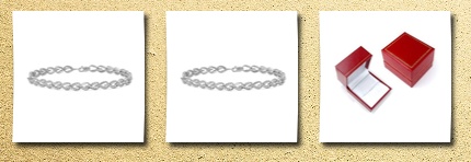 DazzlingRock Collection 1.00 carat (ctw) sterling silver round white diamond ladies tennis link bracelet 1 ct