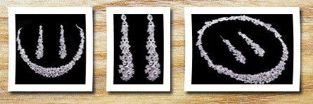 MiniWorld crystal bridal jewelry sets hotsale necklace+earrings classic jewelry wedding accessory, party jewelry